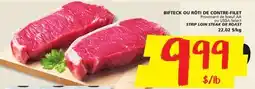 IGA STRIP LOIN STEAK OR ROAST offer