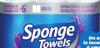 IGA SPONGE TOWELS ULTRA PRO PAPER TOWELS offer