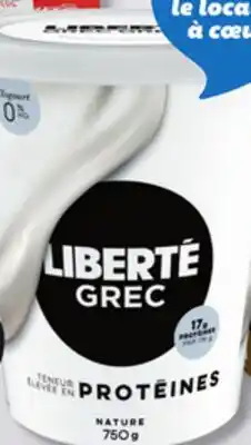 IGA LIBERTÉ GREC YOGURT offer