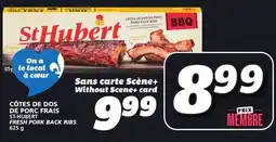 IGA ST-HUBERT FRESH PORK BACK RIBS offer