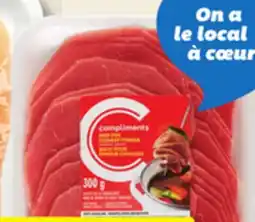IGA COMPLIMENTS FROZEN BEEF, PORK, CHICKEN OR VEAL FOR CHINESE FONDUE offer
