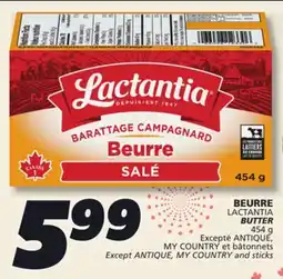 IGA LACTANTIA BUTTER offer