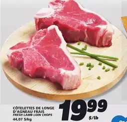 IGA FRESH LAMB LOIN CHOPS offer