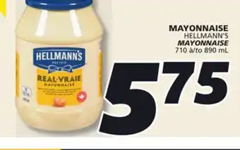 IGA HELLMANN'S MAYONNAISE offer