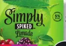 IGA SIMPLY SPIKED ALCOHOLIC MALT BEVERAGE offer