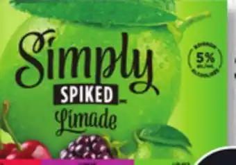IGA SIMPLY SPIKED ALCOHOLIC MALT BEVERAGE offer