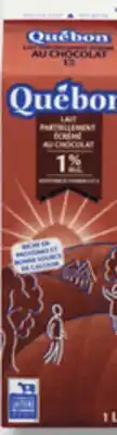 IGA QUÉBON CHOCOLATE MILK offer