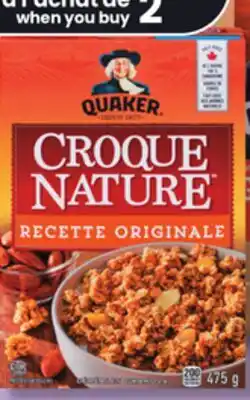 IGA QUAKER CEREAL offer