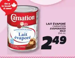 IGA CARNATION EVAPORATED MILK offer
