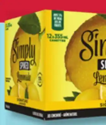 IGA SIMPLY SPIKED SELTERS ALCOHOLIC MALT BEVERAGE offer