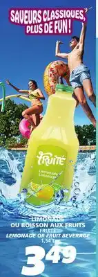 IGA FRUITÉ LEMONADE OR FRUIT BEVERAGE offer