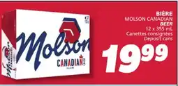 IGA MOLSON CANADIAN BEER offer