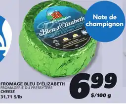 IGA FROMAGERIE DU PRESBYTÈRE CHEESE offer