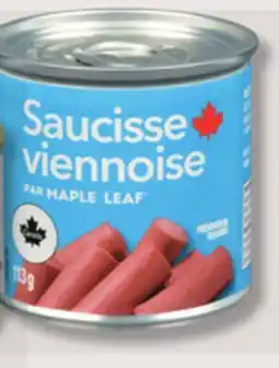 IGA MAPLE LEAF VIENNA SAUSAGE offer