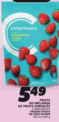 IGA COMPLIMENTS FROZEN FRUITS offer