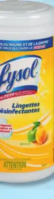 IGA LYSOL DISINFECTING WIPES offer