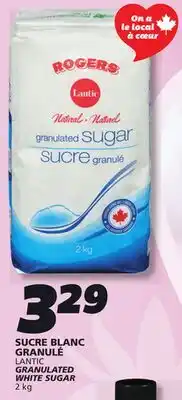 IGA LANTIC GRANULATED WHITE SUGAR offer