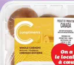 IGA WHOLE CREMINI MUSHROOMS offer