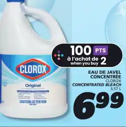 IGA CLOROX CONCENTRATED BLEACH offer