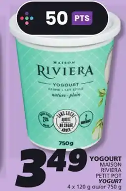 IGA MAISON RIVIERA YOGURT offer