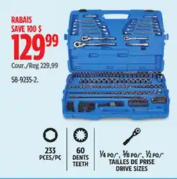 Canadian Tire Mastercraft Socket Set offer