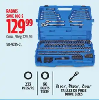 Canadian Tire Mastercraft Socket Set offer