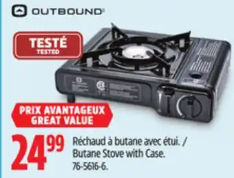 Canadian Tire Outbound Butane Stove with Case offer