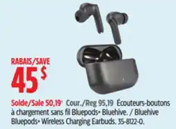 Canadian Tire Bluehive Bluepods+ Wireless Charging Earbuds offer