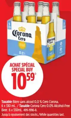 Canadian Tire Taxable Corona Cero 0.0% Alcohol-Free Beer offer