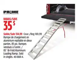 Canadian Tire Prime 85˝ Bi-Fold Aluminum Loading Ramp offer
