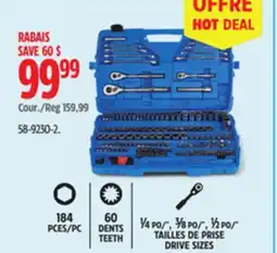 Canadian Tire Mastercraft General Use Socket Set offer