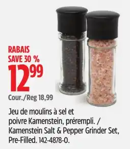 Canadian Tire Kamenstein Salt & Pepper Grinder Set, Pre-Filled offer