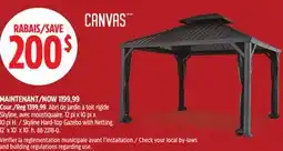 Canadian Tire Skyline Hard-Top Gazebo with Netting offer
