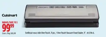 Canadian Tire One-Touch Vacuum Food Sealer offer