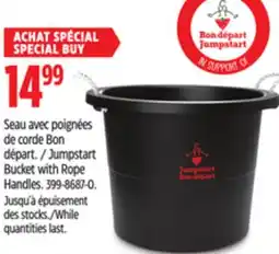Canadian Tire Jumpstart Bucket with Rope Handles offer