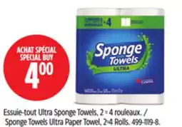 Canadian Tire Sponge Towels Ultra Paper Towel offer