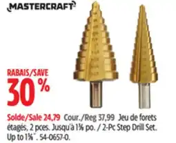 Canadian Tire 2-Pc Step Drill Set offer
