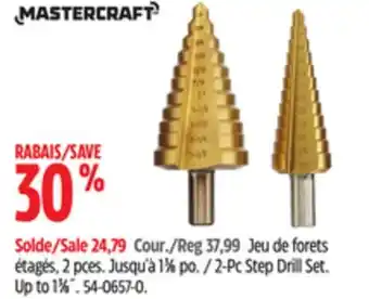 Canadian Tire 2-Pc Step Drill Set offer