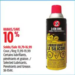Canadian Tire 3 in 1 Selected Lubricants, Penetrants and Grease offer