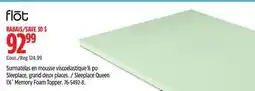 Canadian Tire Sleeplace Queen 11⁄2˝ Memory Foam Topper offer