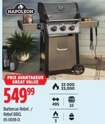 Canadian Tire Rebel BBQ offer