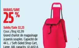 Canadian Tire Soft-Sided Shop Cart offer