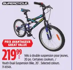 Canadian Tire Youth Dual-Suspension Bike offer