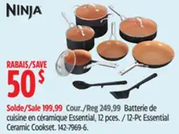 Canadian Tire 12-Pc Essential Ceramic Cookset offer