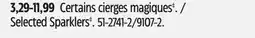 Canadian Tire Certains cierges magiques‡   offer