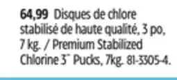 Canadian Tire Premium Stabilized Chlorine offer