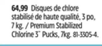 Canadian Tire Premium Stabilized Chlorine offer