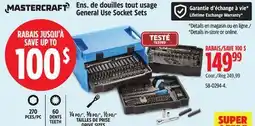 Canadian Tire General Use Socket Sets offer