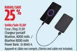 Canadian Tire Bluehive 8000 mAh Power Bank offer