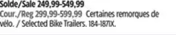 Canadian Tire Selected Bike Trailers offer